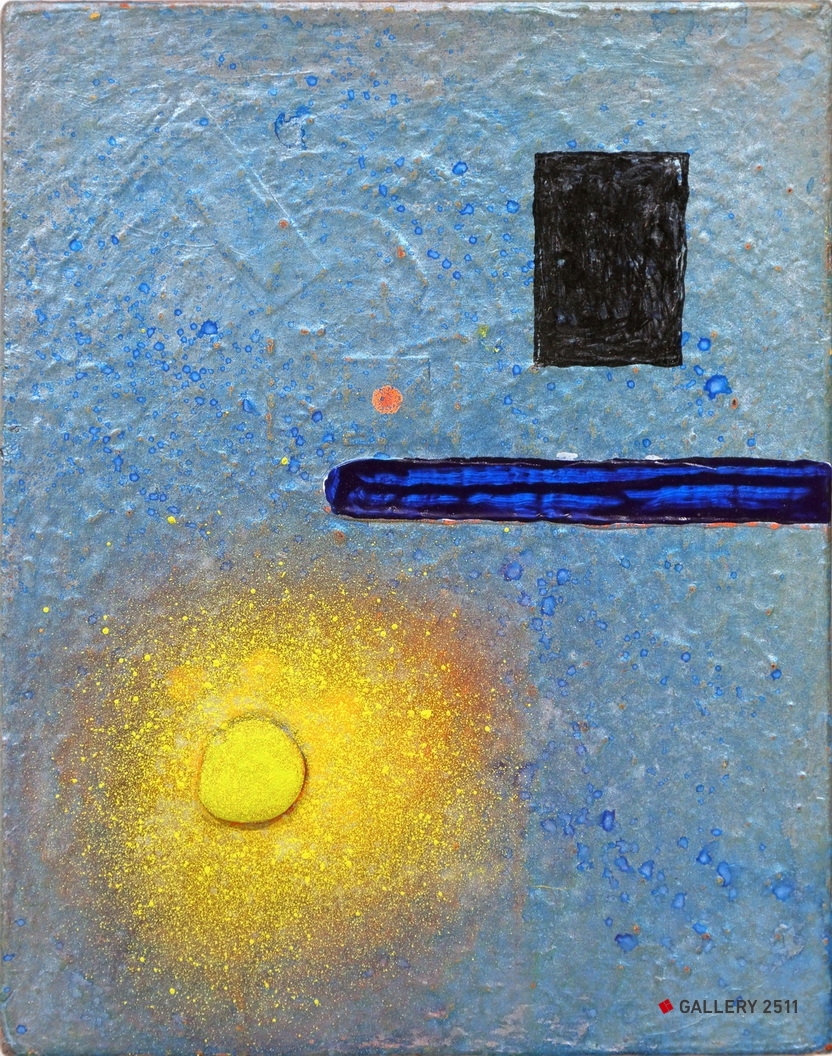 No.026 -「空の石 #017」
Acrilic on Canvas, W280mm × H358mm, 2010.05.13
¥38,000（税込）