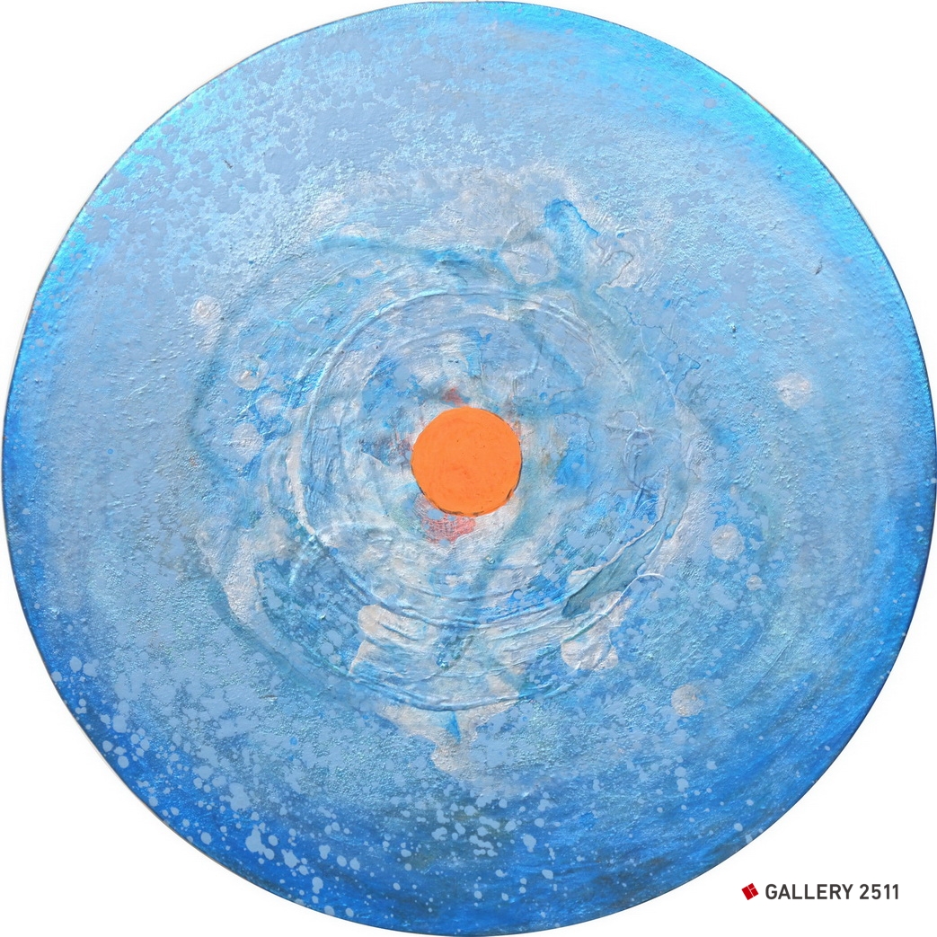 No.068 -「The Earth A2」
Acrilic on Canvas, Φ445mm, 2017.08.01
¥45,000（税込）
